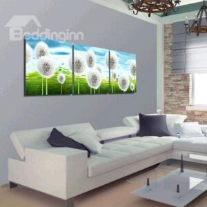 New Arrival Dandelion on Grassland Canvas Wall Prints