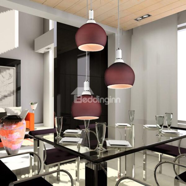 New Arrival Fantastic Metal Glass Shade 3 Lights Flush Mount