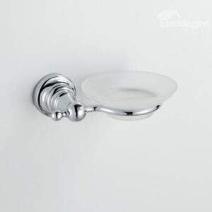 Chrome Finish Bathroom Accessories Brass Dish Stand