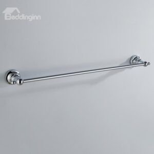 Chrome Finish Bathroom Accessories Brass Single Towel Rod