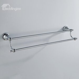 Chrome Finish Bathroom Accessories Brass Doudle Towel Rod