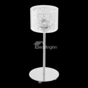 Fancy Glass Metal Base 1 Light Lamp