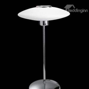 Gorgeous Glass Shade Metal Base 1 Light Lamp