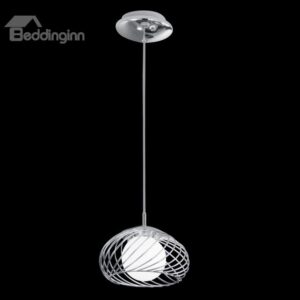 New Style Metal Glass Shade 1 Light Pendant