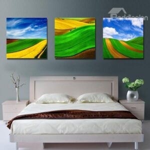 New Arrival Cornfield and Blue Sky Wall Prints