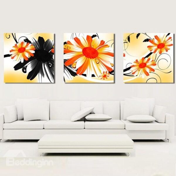 New Arrival Colorful Flowers Blossom Canvas Wall Prints