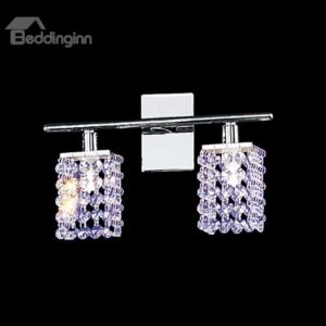 Hot Selling Shining Metal Crystal Shade Wall Light