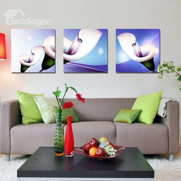 New Arrival Blooming and Delicate White Flowers Canvas Wall Prints