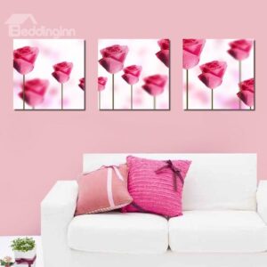 New Arrival Delicate and Sweet Red Flowers Canvas Wall Prints