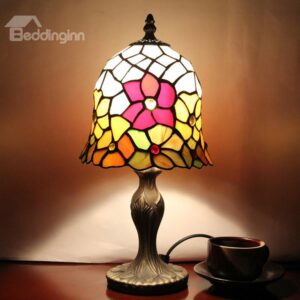 New Arrival Tiffany Style Floral Pattern Stained Glass Table Lamp