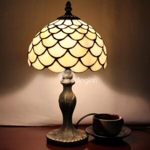 8-Inch Charming Modern Simple Tiffany Style Stained Glass Table Lamp
