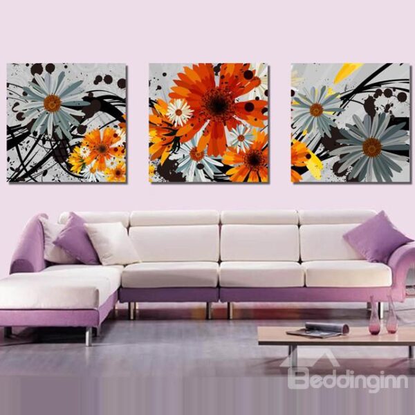 New Arrival Delicate and Colorful Flowers Blossom Canvas Wall Prints