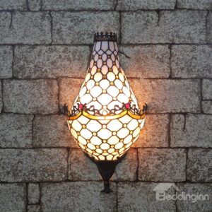 15-Inch Unique Style Tiffany Stained Glass Pocket Lantern