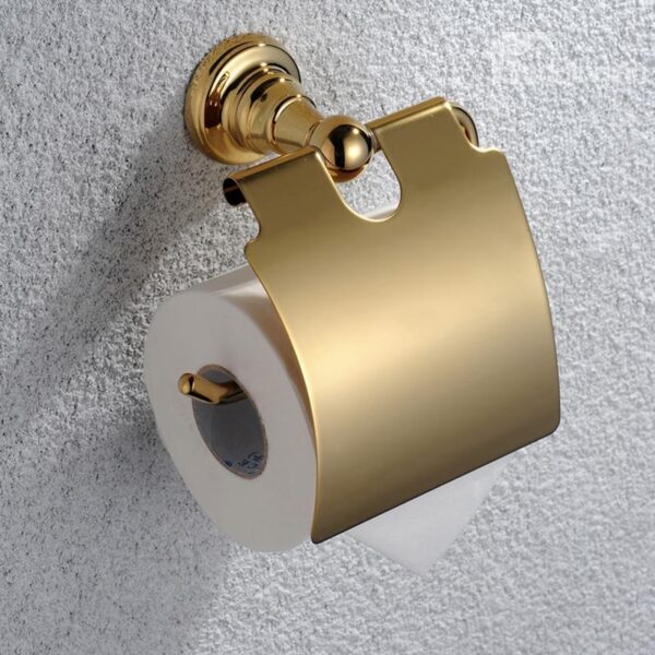 Ti-PVD Bathroom Accessories Toilet Roll Holders