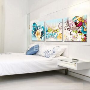 New Arrival Colorful and Gorgeous Flowers Canvas Wall Prints