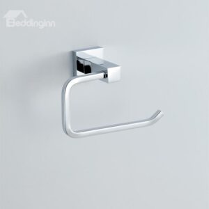 Contemporary Chrome finish Toilet Paper Rack