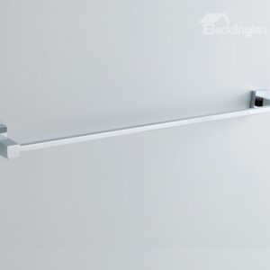 New Arrival Modern Chrome Finish Solid Brass Slat 24-Inch Towel Bar