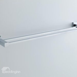 Chrome Solid Brass 24 Inch Double Towel Bar