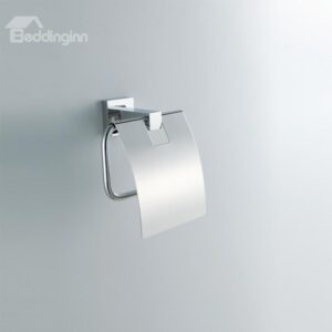 Contemporary Style Chrome Brass All Cover Style Toilet Paper Roll Holders Rack