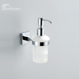 Chrome Finish Holder Soap Dispenser