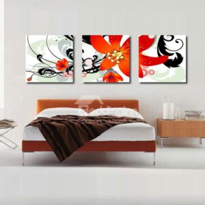 New Arrival Orange Flower Blossom Canvas Wall Prints
