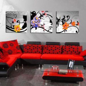 New Arrival Fragrant and Colorful Flowers Canvas Wall Prints
