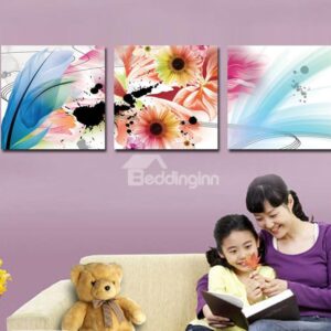 New Arrival Fancy and Colorful Flowers Blossom Canvas Wall Prints