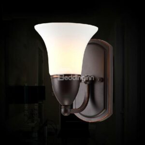 New Arrival Alluring Iron Glass Shade Wall Light