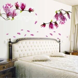 New Arrival Fancy and Lovely Mangnolia Wall Stickers
