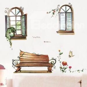 New Arrival Landscape out of Window Wall Stickers