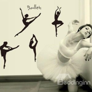 New Arrival Gracious Ballet Girl Wall Stickers