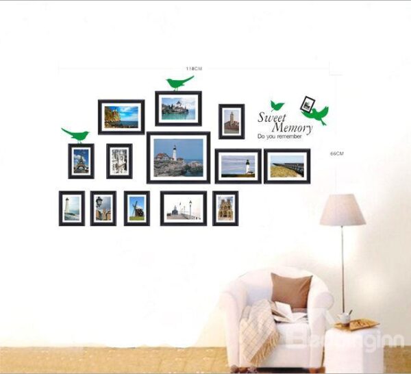 New Arrival Landscape at Seaside and Sweet Memory Wall Stickers