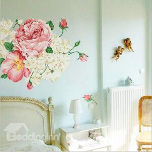 New Arrival Fancy Blooming Flowers Wall Stickers