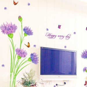 New Arrival Fancy Carnation and Beautiful Butterfly Wall Stickers