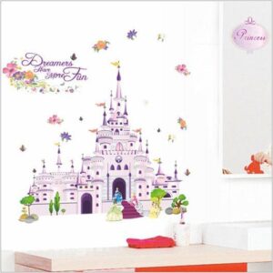 New Arrival Fantastic Castle and Amazing Pincess Wall Stickers