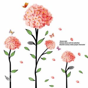 New Arrival Verbena Dance with the Butterflies Wall Stickers