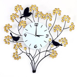 Hot Selling European Style Luxury Metal Wall Clock