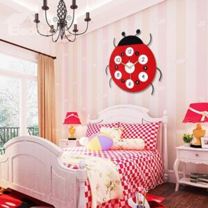 Hot Selling Amazing Creative Spot Ladybird Wall Clock