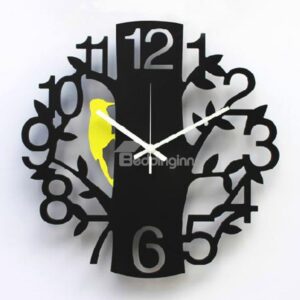 Hot Selling Amazing Creative Woodpecker Wall Clock