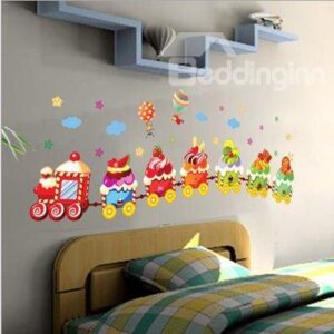 New Arrival Ice Cream Train Wall Stickers