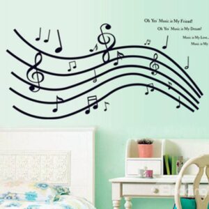 New Arrival Wonderful Music Note Wall Stickers