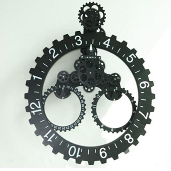Amazing Creative European Style Gear Wall Clock