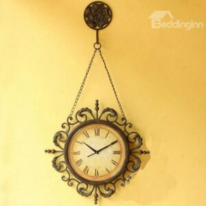 Amazing Creative European Retro Pastoral Wall Clock