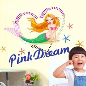 New Arrival Gorgeous Cartoon Mermaid Wall Stickers