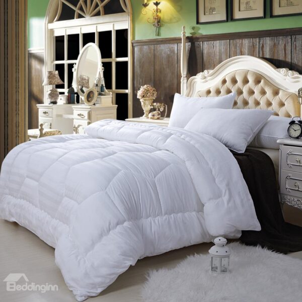 Super Soft White X-Long Twin 100% Cotton Down Filled Comforter W70 x L78