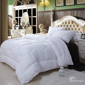 Super Soft White Queen 100% Cotton Down Filled Comforter W88 x L90