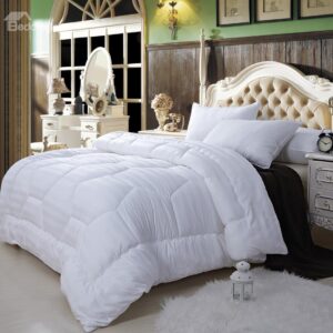 Super Soft White King 100% Cotton Down Filled Comforter