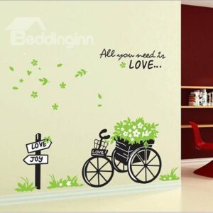 New Arrival Amorous Green Spring Wall Stickers