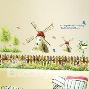 New Arrival Fanbulous Windmill Print Wall Stickers