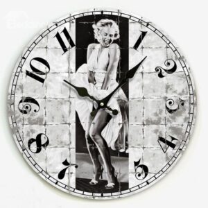 New Style Amazing Pastoral Marilyn Monroe Wall Clock